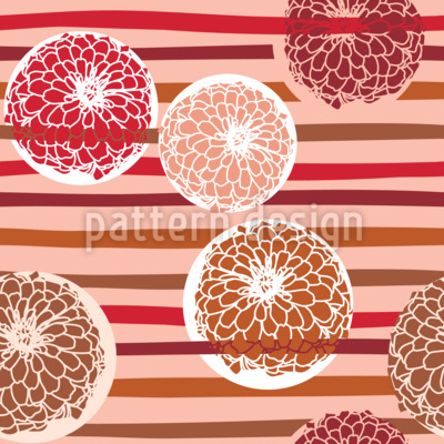 Dalia fluida Estampado Vectorial Sin Costura