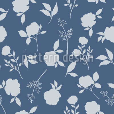 Delicate sagome di rose disegni vettoriali senza cuciture