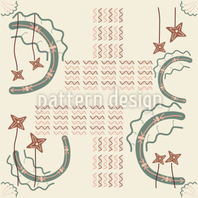 Desert Dreaming Seamless Vector Pattern Design
