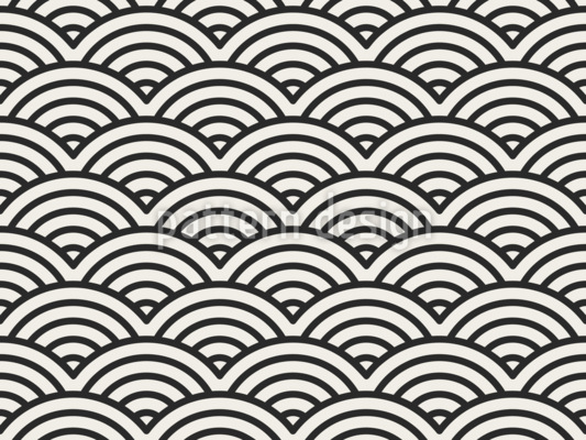 Traditionelle Aufgehende Sonnen Nahtloses Vektormuster