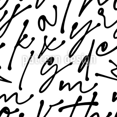 Buchstaben-Motive Nahtloses Vektormuster