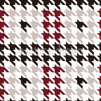 Hahnentritt Schottenkaro Nahtloses Vektormuster