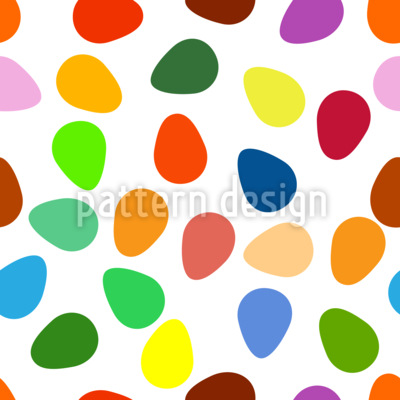 Huevos de Pascua de colores Estampado Vectorial Sin Costura