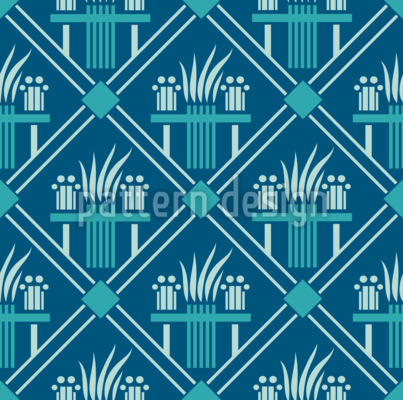 Lanterna Rhombus Design de padr&atilde;o vetorial sem costura