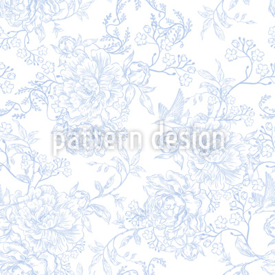 复古图勒&middot;德&middot;乔伊 无缝矢量模式设计