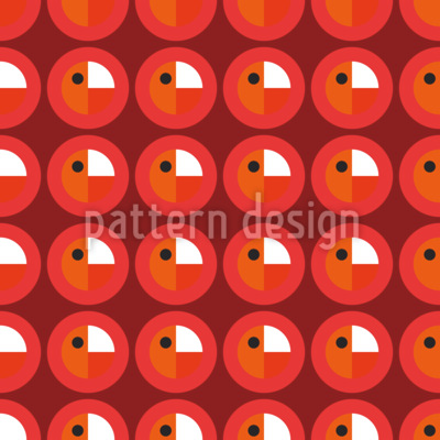 Abstraktes Vogelauge Nahtloses Vektormuster