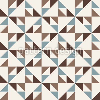 Tri&acirc;ngulos retr&ocirc; neutros  Design de padr&atilde;o vetorial sem costura