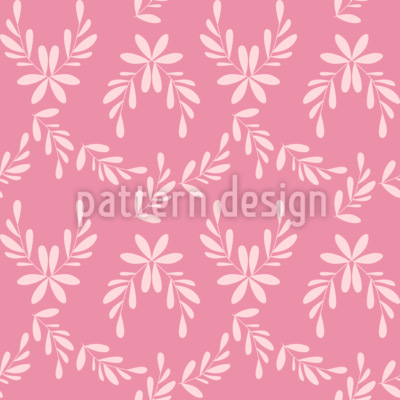 Botanical Blush Seamless Vector Pattern Design