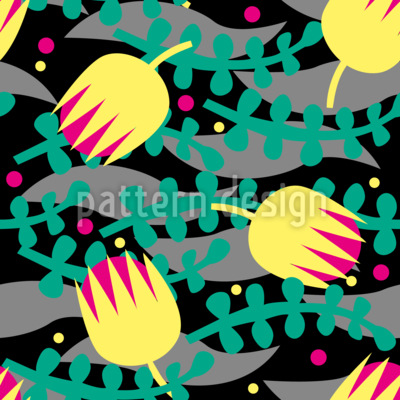 Joyeuse f&ecirc;te dans le jardin Motif Vectoriel Sans Couture