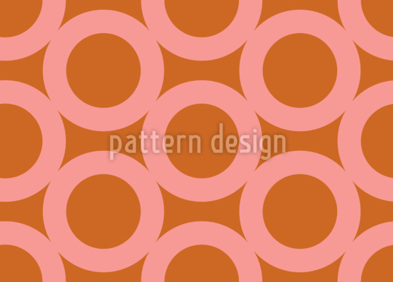 Cercles Bauhaus simples Motif Vectoriel Sans Couture