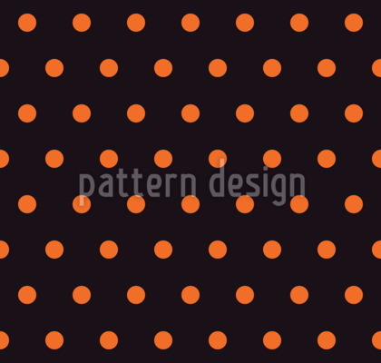 Puntos retro de Halloween Estampado Vectorial Sin Costura