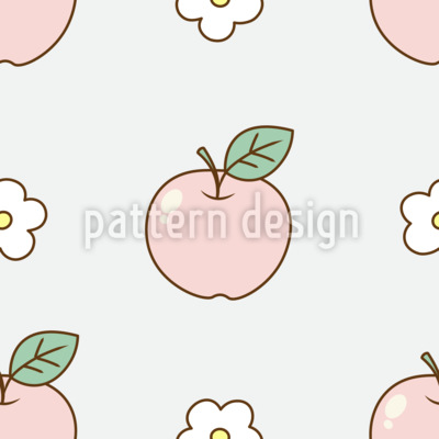 Cartone animato Apple Blossom disegni vettoriali senza cuciture