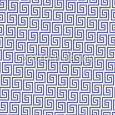 典型的希腊螺旋 无缝矢量模式设计