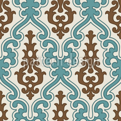 Alhambra Estampado Vectorial Sin Costura