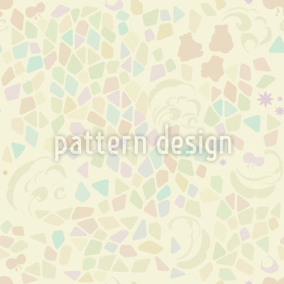 Fragmentos de mosaico Estampado Vectorial Sin Costura