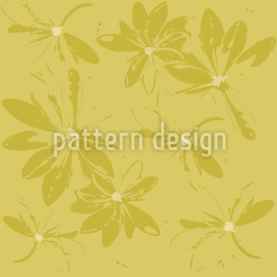 Huellas florales Estampado Vectorial Sin Costura