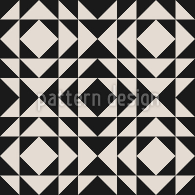 Geometric Retro Squares Seamless Vector Pattern Design