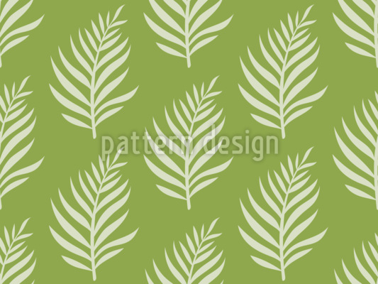 Hoja de helecho boho Estampado Vectorial Sin Costura