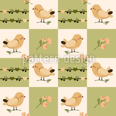 Spring Checker Design de padr&atilde;o vetorial sem costura