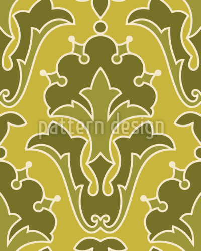 Florituras florales Estampado Vectorial Sin Costura