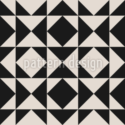 Geometrischer Retro-Check Nahtloses Vektormuster