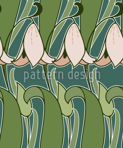 Linea Lily Chorus disegni vettoriali senza cuciture