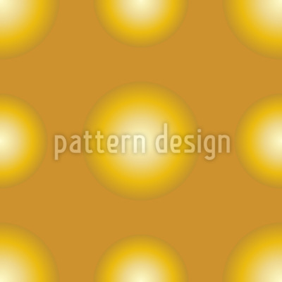 Gl&auml;nzende goldene Kugeln Nahtloses Vektormuster