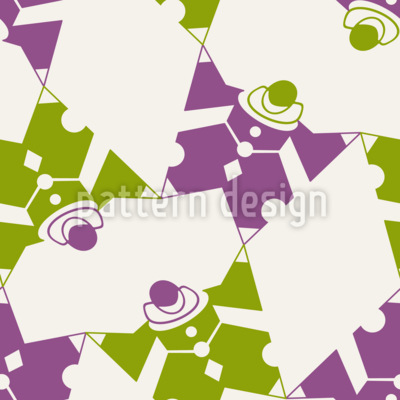 Payasos Deco Estampado Vectorial Sin Costura