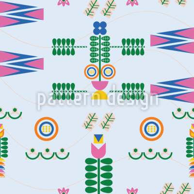 Modern Style Geometric Seamless Vector Pattern Design