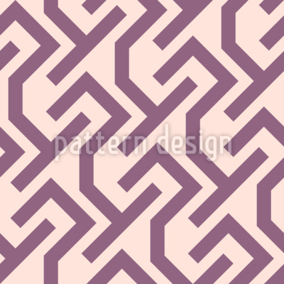 Geometric Winding Seamless Vector Pattern Design