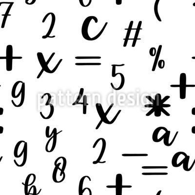 Algebra-Salat Nahtloses Vektormuster