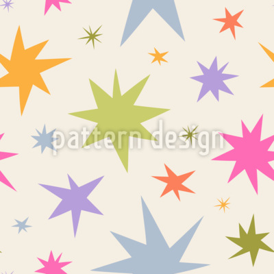 Funky Starburst disegni vettoriali senza cuciture