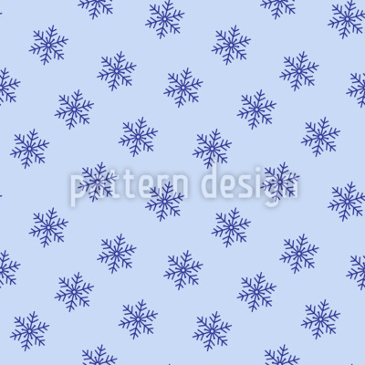 Minimalistische Schneeflocken Nahtloses Vektormuster