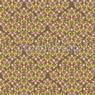 Boho-Ornamente Nahtloses Vektormuster