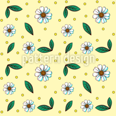 Mezcla de manzanilla Estampado Vectorial Sin Costura