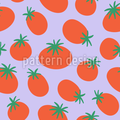 Tomates simplifi&eacute;es Motif Vectoriel Sans Couture