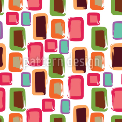Abstract Pop Grid Seamless Vector Pattern Design