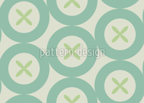 Abstract Button Seamless Vector Pattern Design