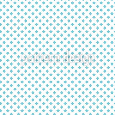Aqua Diamond Dots Seamless Vector Pattern Design