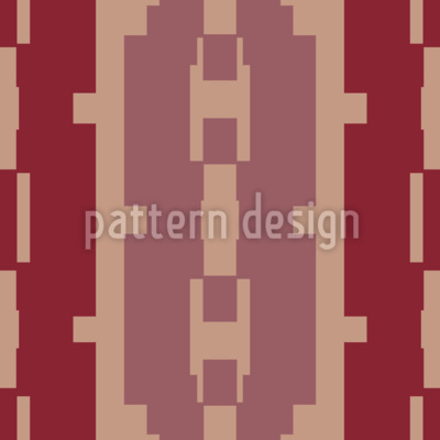 Crimson Pixel Totem S&oslash;ml&oslash;s vektorm&oslash;nsterdesign