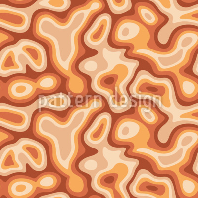 Terracotta topografisk kart S&oslash;ml&oslash;s design med vektor