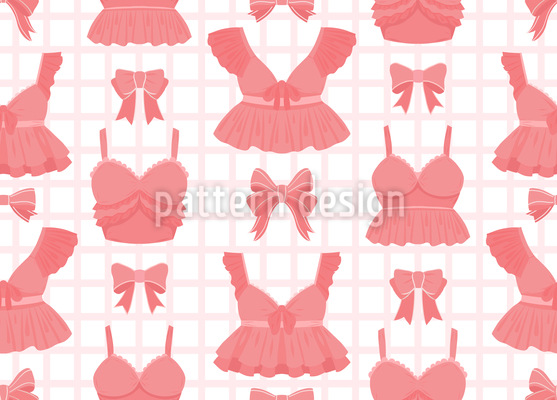 Romantic Lingerie Seamless Vector Pattern Design