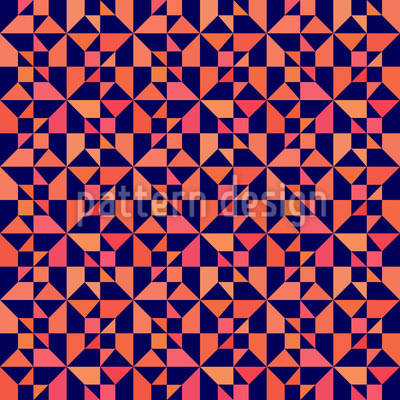 Cuadrados de caleidoscopio Estampado Vectorial Sin Costura