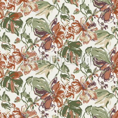 Onvolmaakt botanisch Naadloos vectorpatroon ontwerp