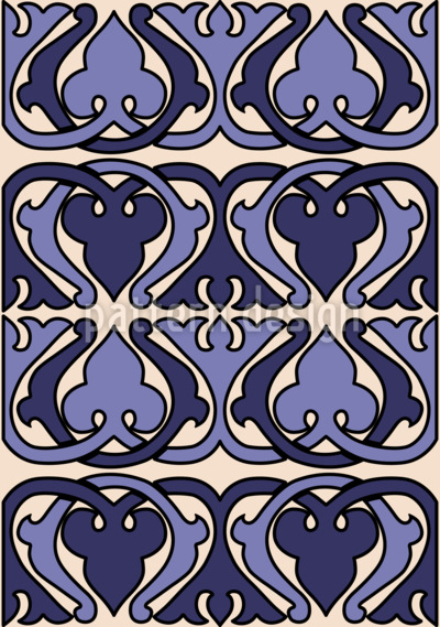Cathedral Arabesques Seamless Vector Pattern Design