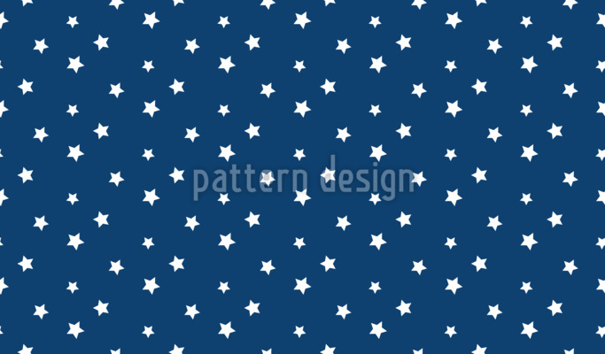 Polka Dot Stars Seamless Vector Pattern Design