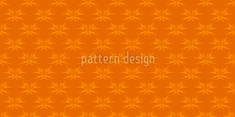 Ornamental Starburst Seamless Vector Pattern Design