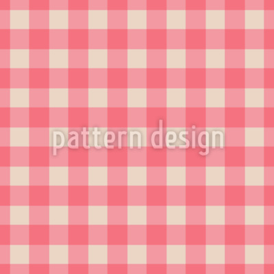 Roses Gingham S&oslash;ml&oslash;s vektorm&oslash;nsterdesign