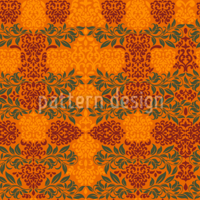 Abrazando los arabescos Estampado Vectorial Sin Costura