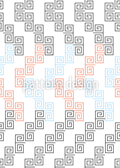 New Greek Key Seamless Vector Pattern Design